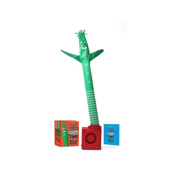 Mini Wacky Waving Inflatable Tube Elf - Picture 1 of 2